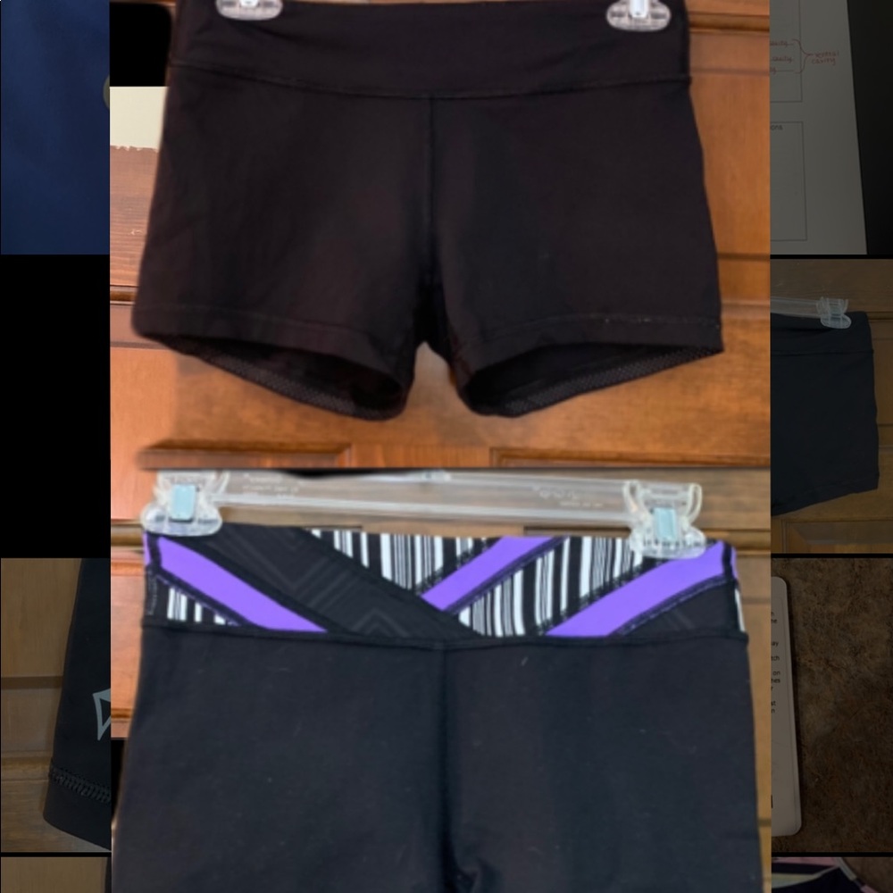 2 pairs of size 14 girls ivivva shorts. Like new condition